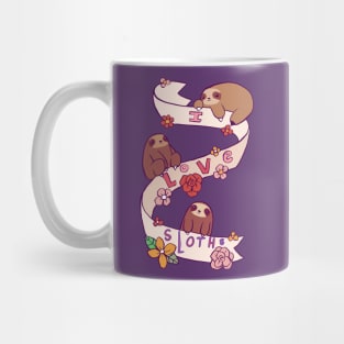 I Love Sloths Mug